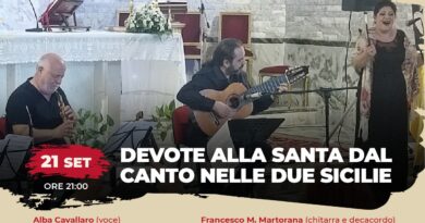 A Palermo “Devote alla Santa dal Canto nelle Due Sicilie”